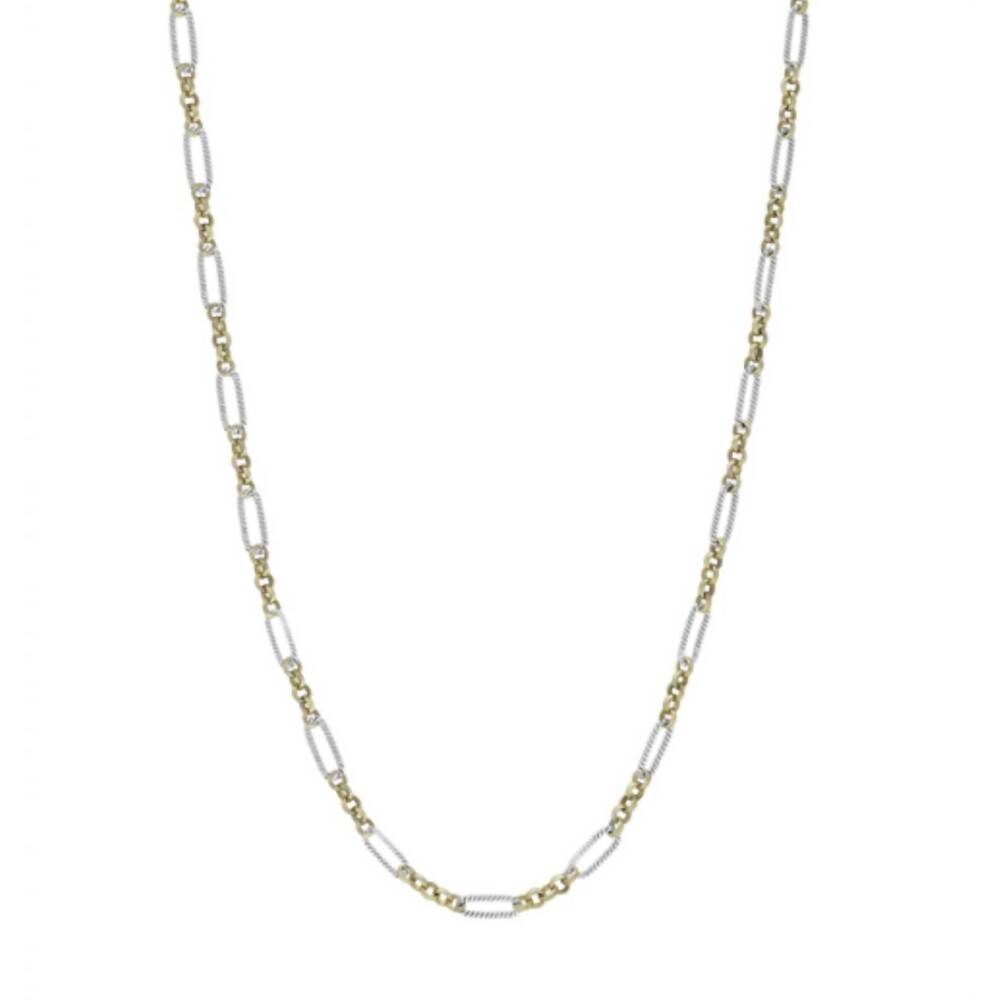 NEW WAXING POETIC mini circuit link chain in silver
